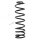 Suspension Spring set rear axle Ø 131 mm KYB for e.g. FORD TOURNEO