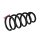 Suspension Spring set rear axle coil spring Ø 122 mm KYB for e.g. HONDA CR-V