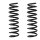 Suspension Spring set rear axle Ø 100 mm KYB for e.g. HYUNDAI ix35