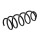 Suspension Spring set rear axle coil spring Ø 112 mm KYB for e.g. MAZDA 3