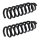 Suspension Spring set rear axle coil spring Ø 100 mm KYB for e.g. MB C-KLASSE