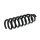 Suspension Spring set rear axle coil spring Ø 100 mm KYB for e.g. MB C-KLASSE