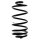Suspension Spring set rear axle Ø 160 mm KYB for e.g. RENAULT KANGOO