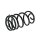 Suspension Spring set rear axle Ø 160 mm KYB for e.g. RENAULT KANGOO