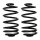 Suspension Spring set rear axle coil spring Ø 161 mm KYB for e.g. MB CITAN