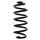 Suspension Spring set rear axle Ø 125 mm KYB for e.g. NISSAN QASHQAI