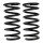 Suspension Spring set rear axle coil spring Ø 134 mm KYB for e.g. FORD SIERRA