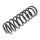 Suspension Spring set rear axle Ø 134 mm KYB for e.g. FORD MAVERICK