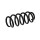 Suspension Spring set rear axle coil spring Ø 128 mm KYB for TOYOTA RAV