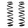 Suspension Spring set rear axle Ø 104 mm KYB for e.g. SKODA SUPERB