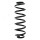 Suspension Spring set rear axle coil spring Ø 119 mm KYB for e.g. VW PASSAT