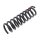 Suspension Spring set rear axle coil spring Ø 101 mm KYB for e.g. MB C-KLASSE