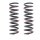 Suspension Spring set rear axle coil spring Ø 100 mm KYB for e.g. MB C-KLASSE