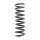 Suspension Spring set rear axle coil spring Ø 100 mm KYB for e.g. MB C-KLASSE