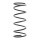 Suspension Spring set rear axle Ø 143 mm KYB for e.g. NISSAN SUNNY