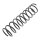 Suspension Spring set rear axle coil spring Ø 100 mm KYB for RENAULT TWINGO