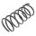 Suspension Spring set rear axle coil spring Ø 148 mm KYB for DAEWOO LEGANZA