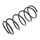 Suspension Spring set rear axle Ø 140 mm KYB for e.g. DAEWOO NUBIRA