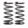 Suspension Spring set rear axle coil spring Ø 141 mm KYB for FORD SCORPIO