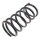 Suspension Spring set rear axle coil spring Ø 141 mm KYB for FORD SCORPIO