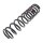 Suspension Spring set rear axle coil spring Ø 112 mm KYB for FORD FOCUS