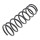Suspension Spring set rear axle Ø 118 mm KYB for e.g. HYUNDAI SONATA
