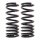 Suspension Spring set rear axle Ø 146 mm KYB for e.g. KIA CARNIVAL