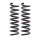 Suspension Spring set rear axle Ø 99 mm KYB for e.g. MERCEDES-BENZ CLK