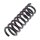 Suspension Spring set rear axle Ø 99 mm KYB for e.g. MERCEDES-BENZ CLK