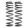 Suspension Spring Set rear Ø 118 mm KYB for e.g. MITSUBISHI GALANT