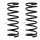 Suspension Spring set rear axle coil spring Ø 168 mm KYB for NISSAN PATROL