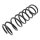 Suspension Spring set rear axle coil spring Ø 129 mm KYB for NISSAN TERRANO