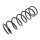Suspension Spring set rear axle coil spring Ø 131 mm KYB for OPEL FRONTERA