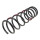 Suspension Spring set rear axle coil spring Ø 129 mm KYB for OPEL FRONTERA