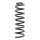 Suspension Spring set rear axle coil spring KYB for RENAULT GRAND