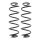 Suspension Spring set rear axle coil spring KYB suitable for e.g. AUDI A4