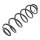 Suspension Spring set rear axle coil spring KYB suitable for e.g. AUDI A4