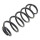 Suspension Spring set rear axle coil spring Ø 117 mm KYB for e.g. AUDI A6
