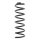 Suspension Spring set rear axle coil spring KYB fits CITROËN C5