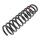 Suspension Spring set rear axle coil spring KYB for e.g. HYUNDAI ix35