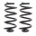 Suspension Spring set rear axle coil spring KYB for NISSAN X-TRAIL
