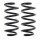 Suspension Spring set rear axle coil spring KYB for NISSAN X-TRAIL