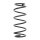 Suspension Spring set rear axle coil spring KYB for e.g. NISSAN PIXO