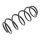 Suspension Spring set rear axle coil spring KYB for e.g. NISSAN PIXO
