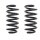 Suspension Spring set rear axle coil spring KYB for NISSAN X-TRAIL
