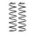 Suspension Spring set rear axle coil spring KYB for e.g. RENAULT MEGANE