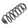 Suspension Spring set rear axle coil spring KYB for e.g. SKODA SUPERB