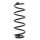 Suspension Spring set rear axle coil spring KYB for e.g. SUZUKI SX4