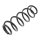 Suspension Spring set rear axle coil spring KYB for e.g. SUZUKI SX4