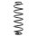 Suspension Spring set rear axle coil spring KYB for SEAT IBIZA and others